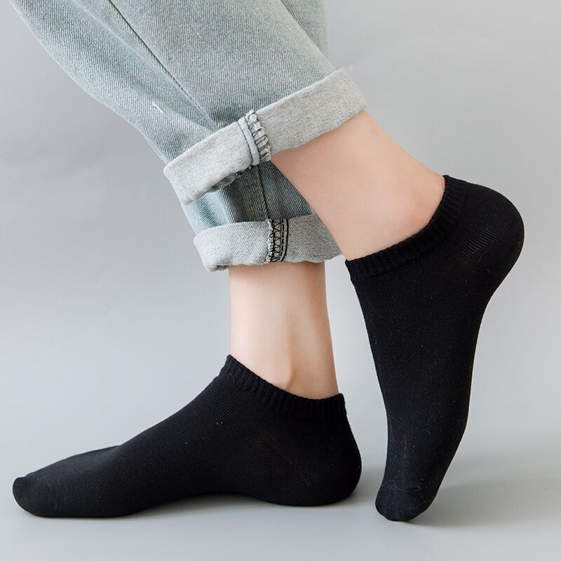 Chaussettes classiques noires, blanches et grises pour hommes