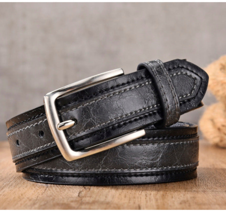 Color Match Casual Belt for Men