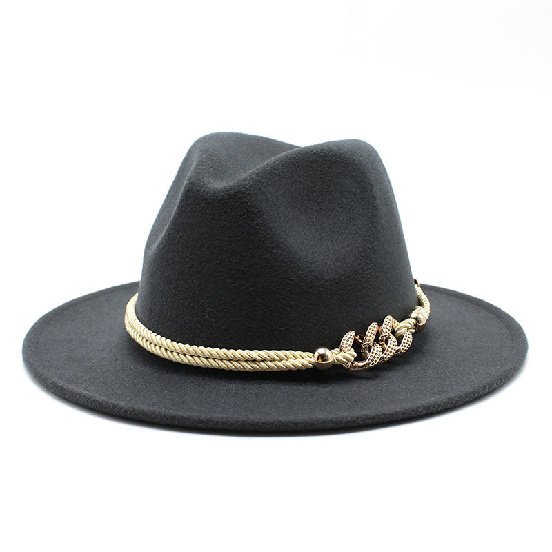 Chapeau Fedora vintage britannique pour femme