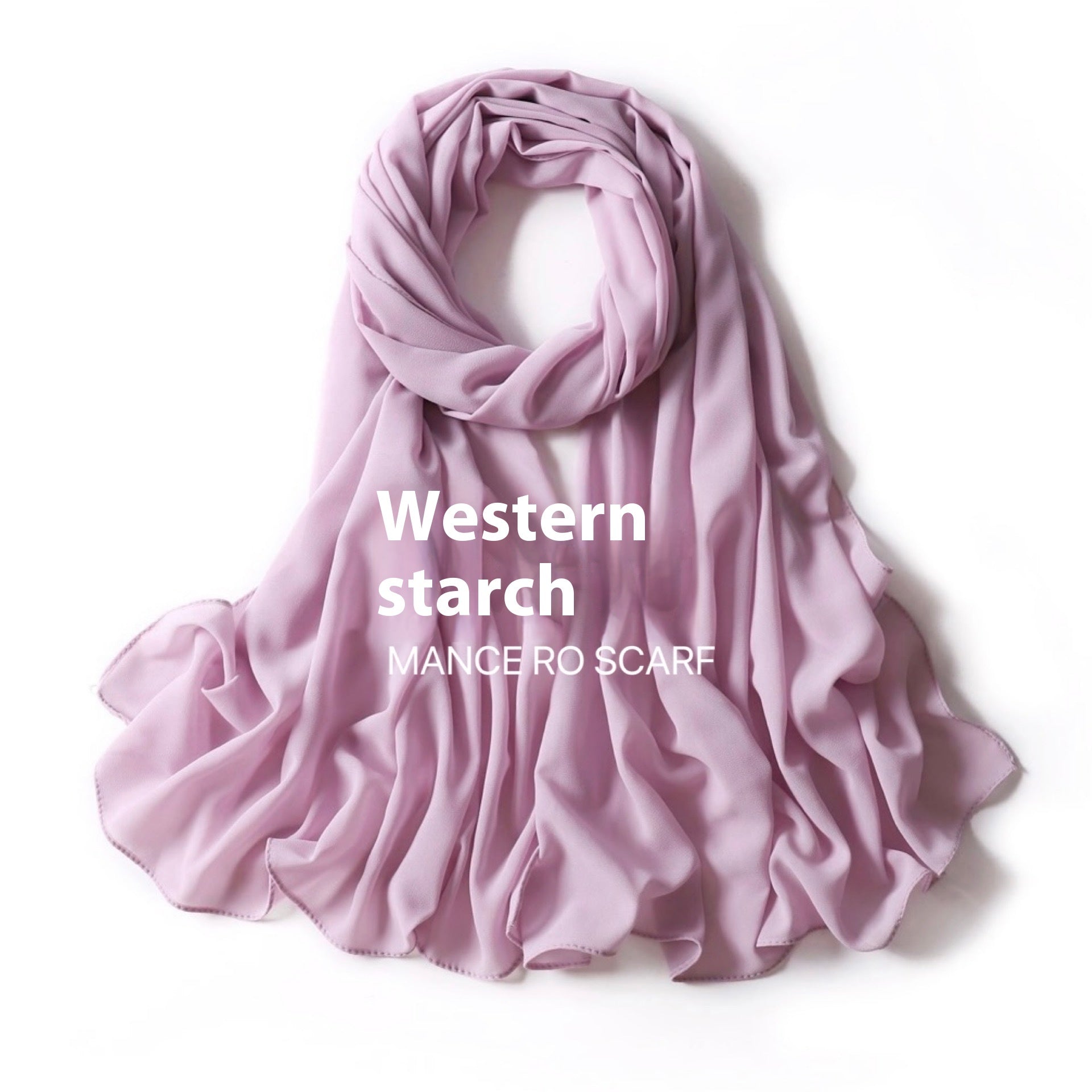Pearl Chiffon Headscarf Veil Wrap