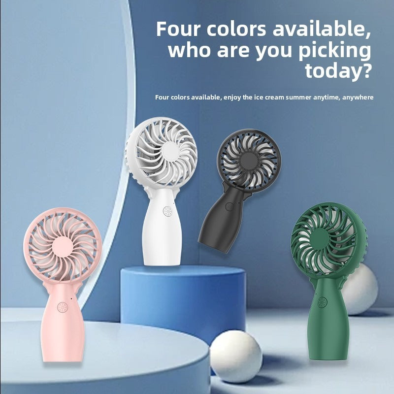 Portable Handheld Fan for Dorm & Outdoors