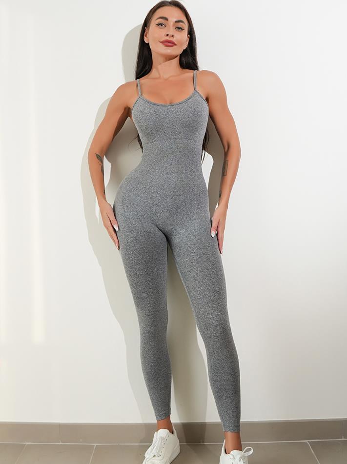 Spaghetti Strap Tummy Control Jumpsuit