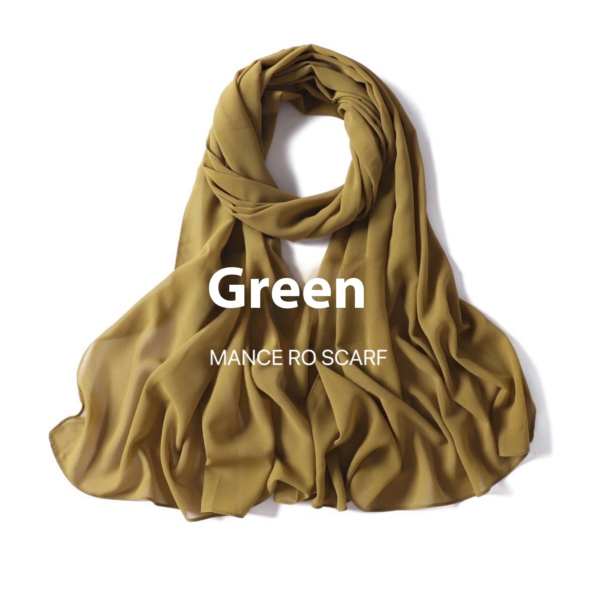 Pearl Chiffon Headscarf Veil Wrap