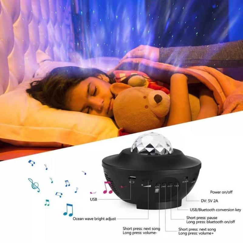USB Music LED Night Light Speaker