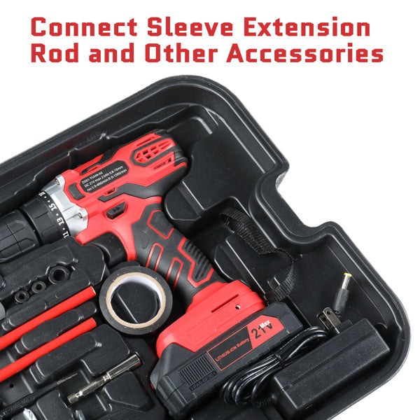 599 21V Akku-Bohrschrauber-Werkzeugsatz