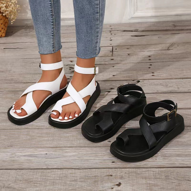 Casual Clip Toe Thick Sole Sandals