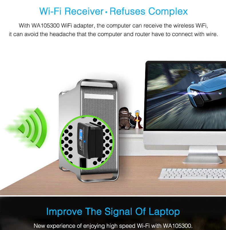 Mini Wi-Fi Wireless Receiver Card