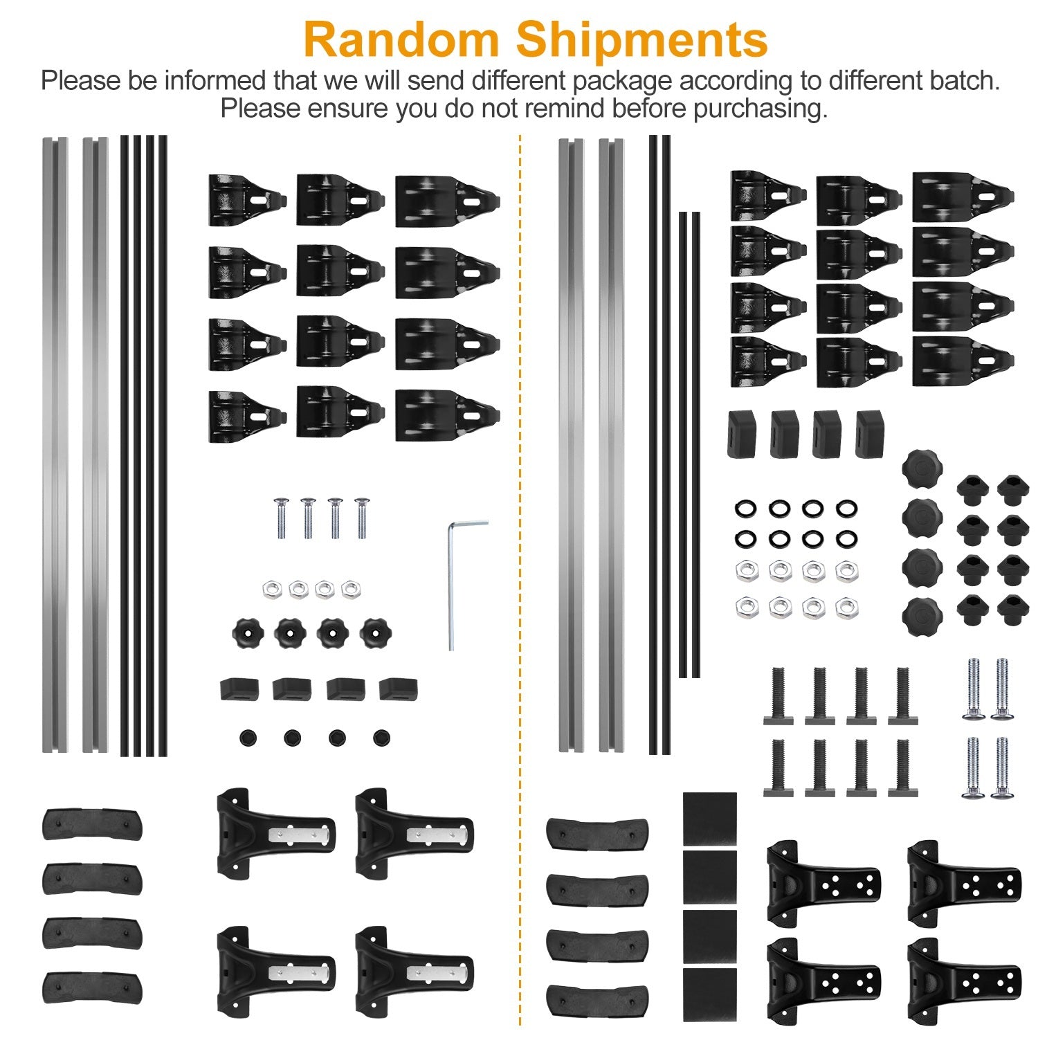 Universal 47.24in Aluminum Roof Rack