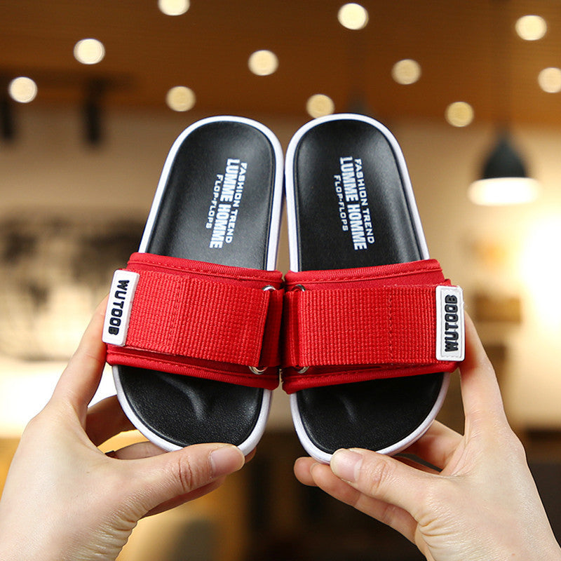 Kids Ribbon Strap Sandals Unisex