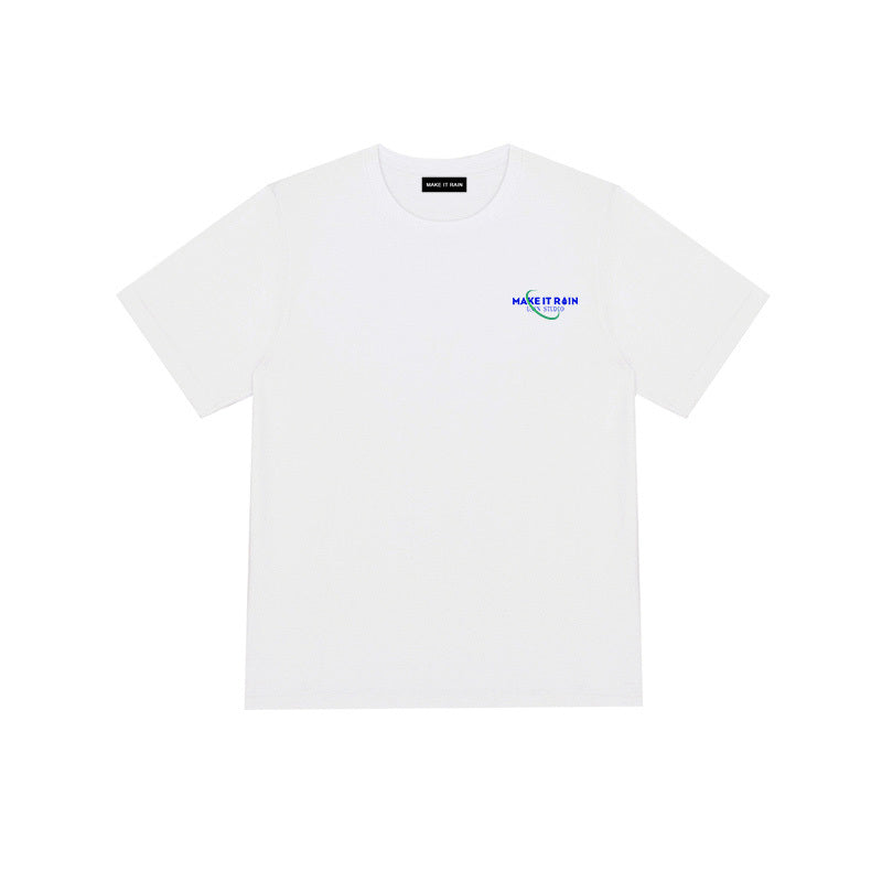 Korean Ins Retro Hip Hop Men’s T-Shirt