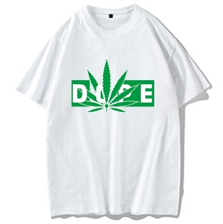 Hemp Leaf Rap Trend Hip Hop Men’s Tee