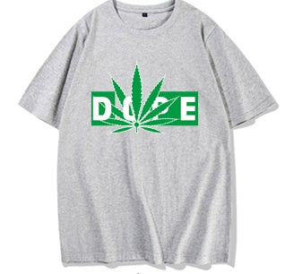 Hemp Leaf Rap Trend Hip Hop Men’s Tee