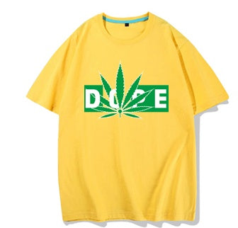 Hemp Leaf Rap Trend Hip Hop Men’s Tee