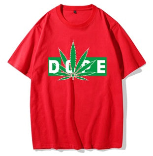 Hemp Leaf Rap Trend Hip Hop Men’s Tee