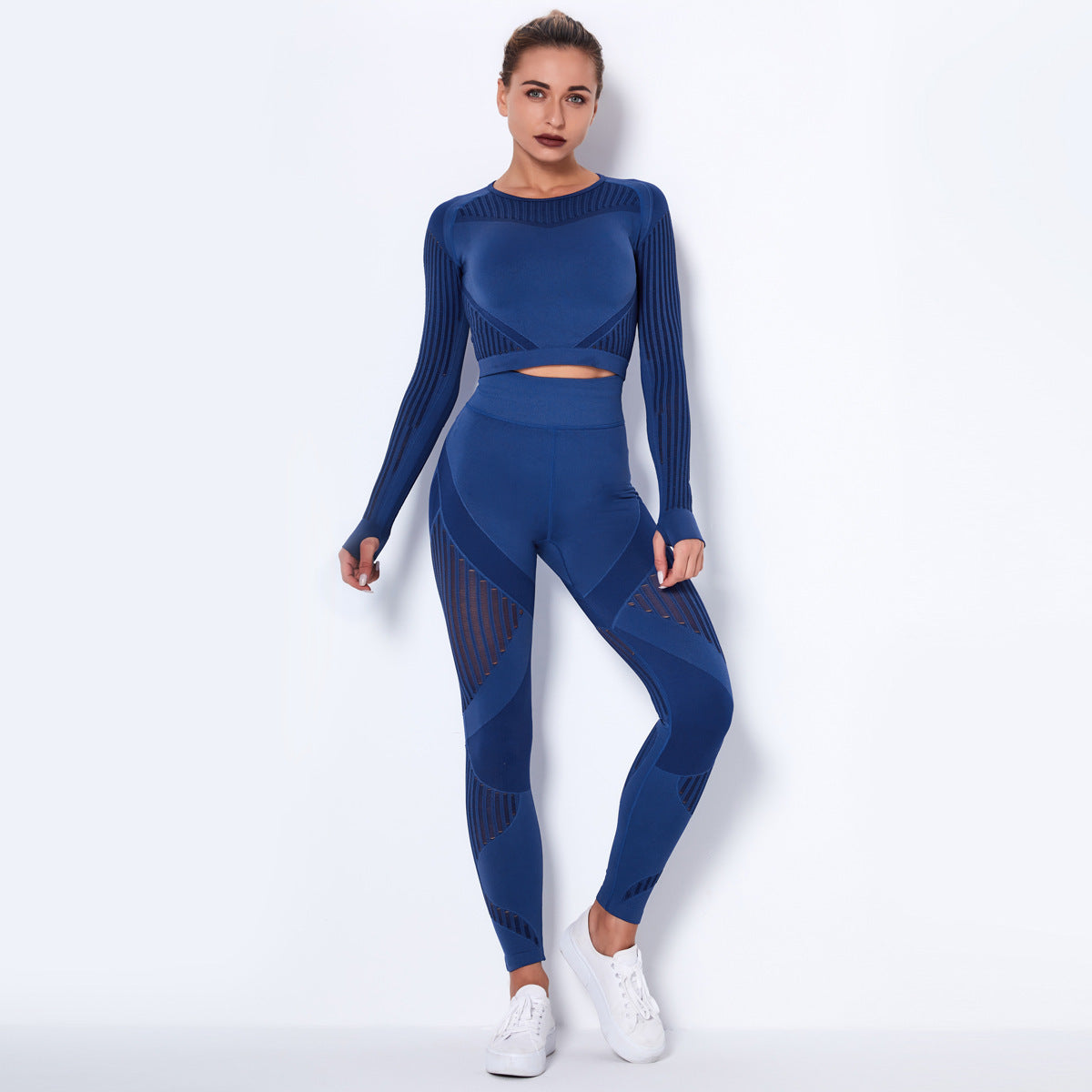 Seamless Yoga Long-Sleeved Suit