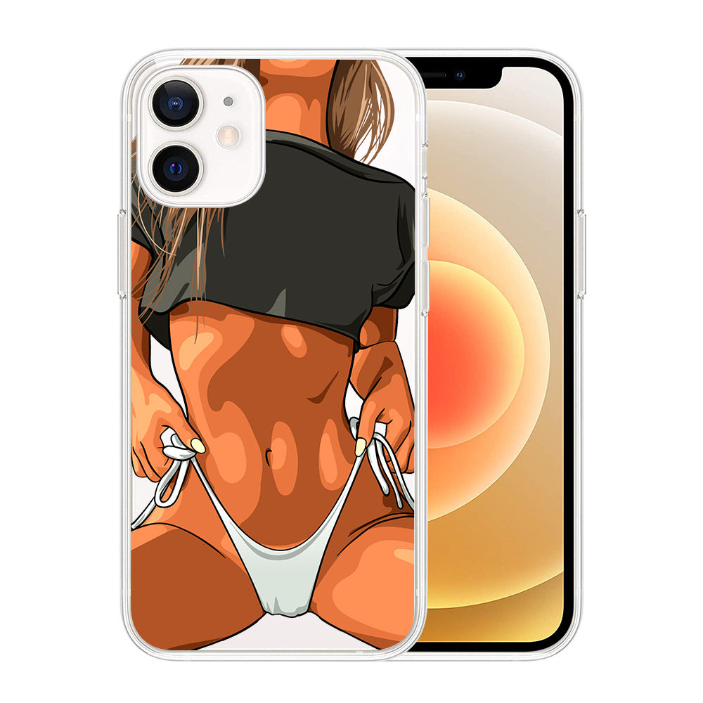 Handyhülle mit Sexy Beauty-Print