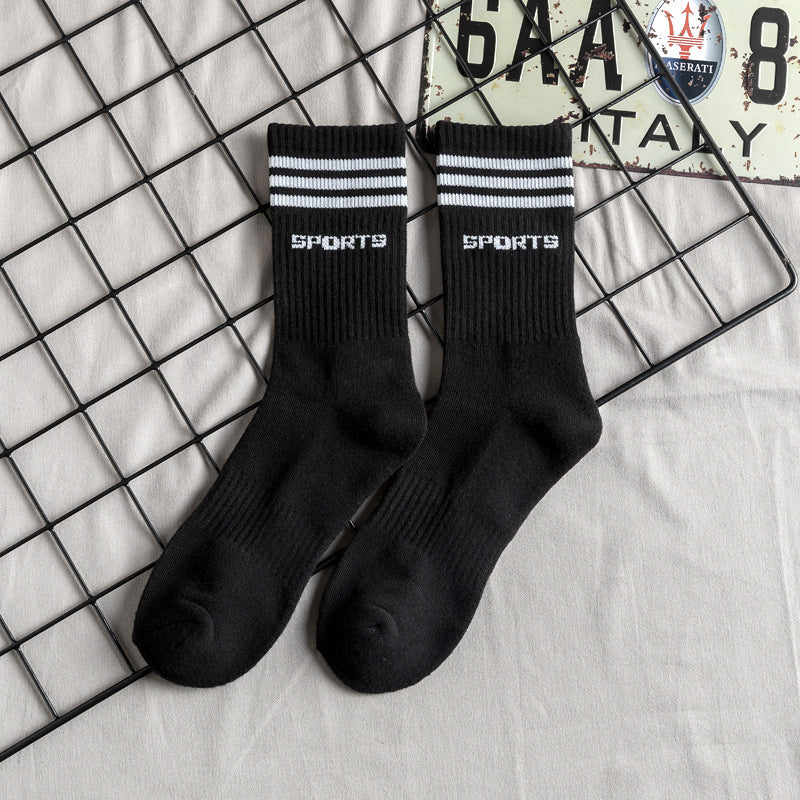 High Tube Cotton Basketball Socks