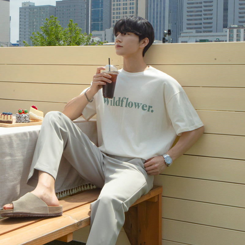 Mrcyc Koreanisches lässiges lockeres T-Shirt für Herren