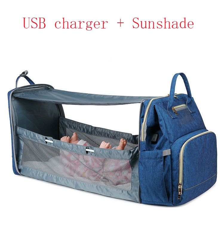 Portable Folding Crib Mummy Bag