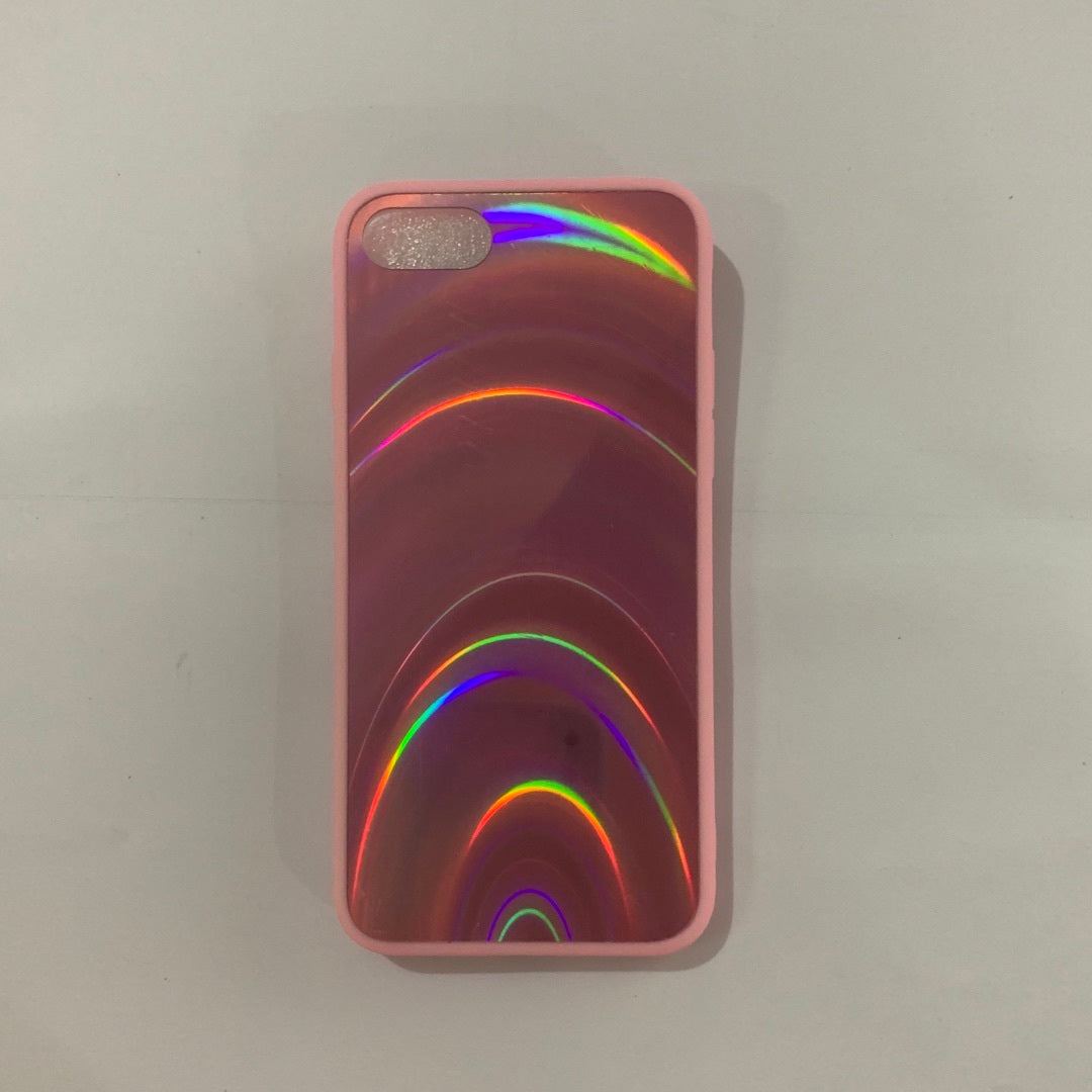 Coque de téléphone miroir arc-en-ciel