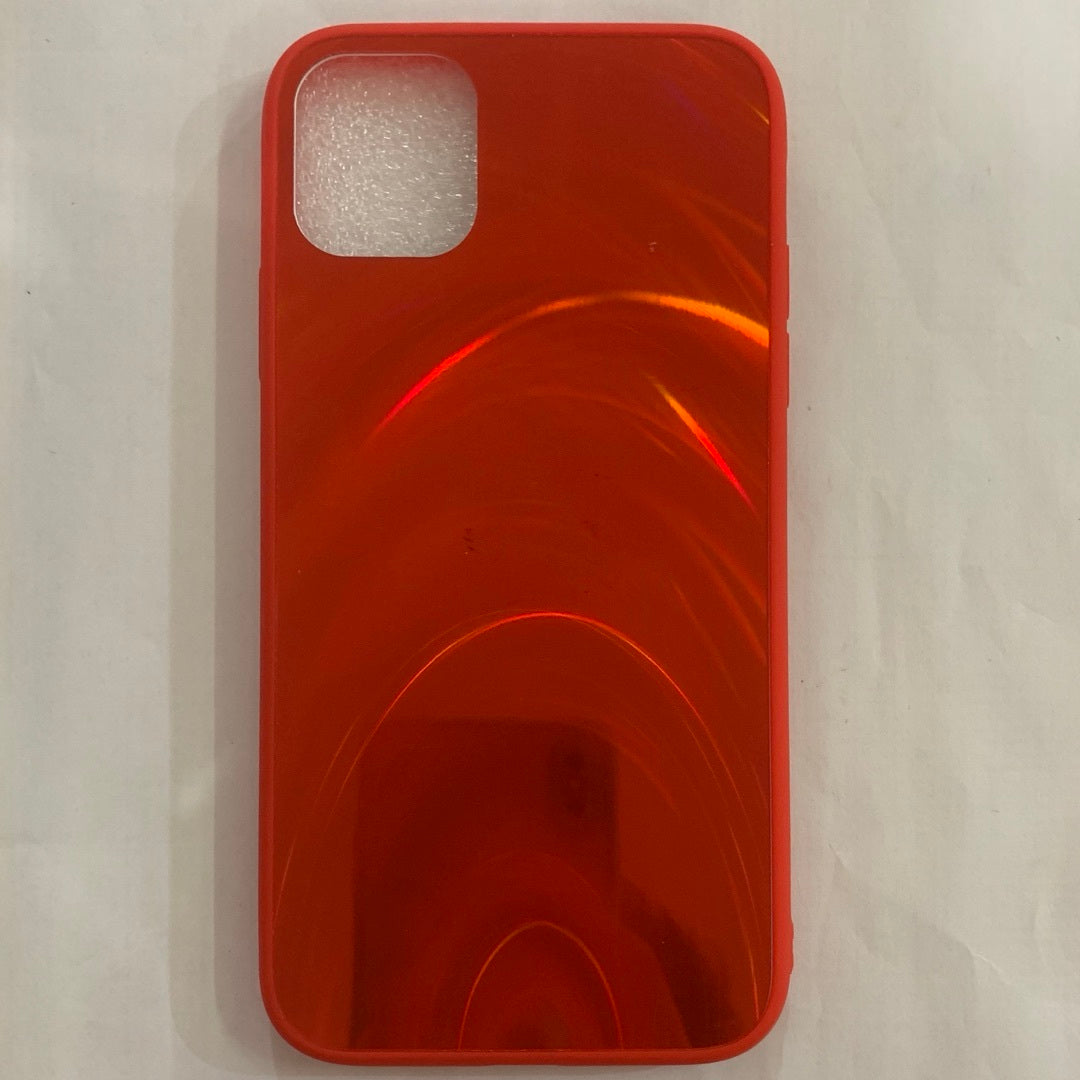 Coque de téléphone miroir arc-en-ciel