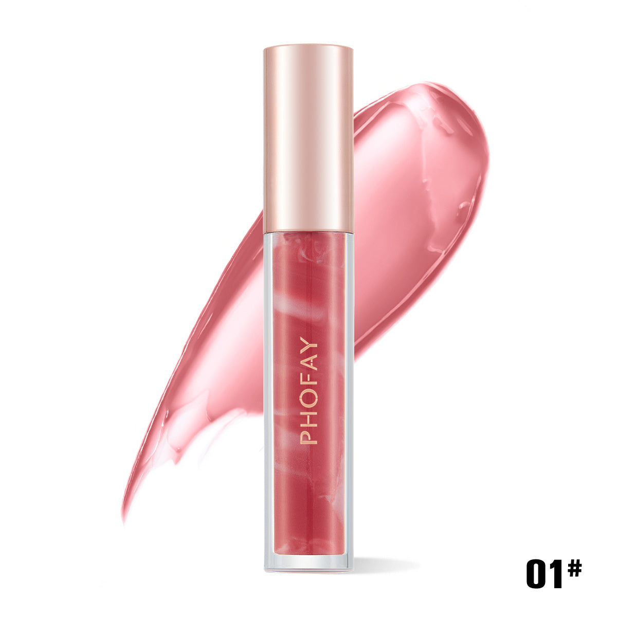 PHOFAY Rose Glow Lip Gloss