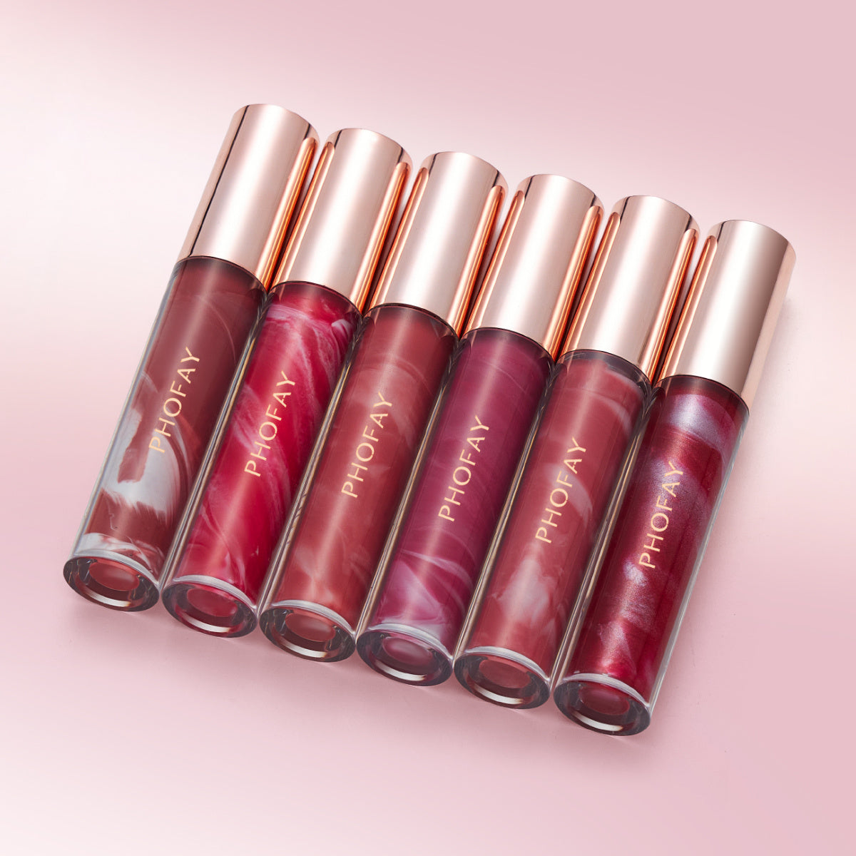 PHOFAY Rose Glow Lip Gloss