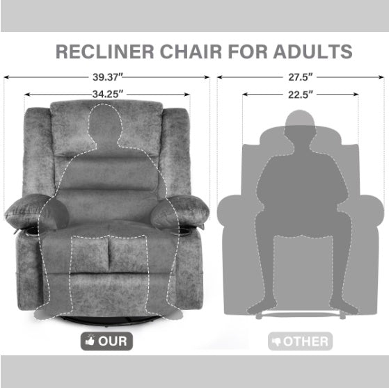 Lounge Sofa Chair with Massage Heating