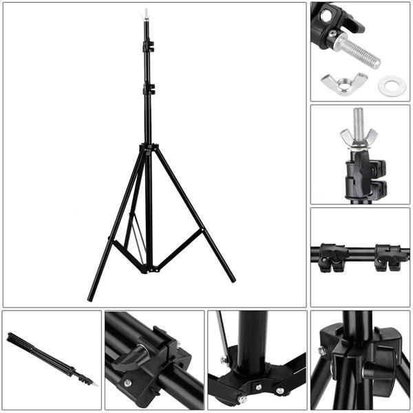 2x3 Meter Hintergrundrahmen-Set mit Clips
