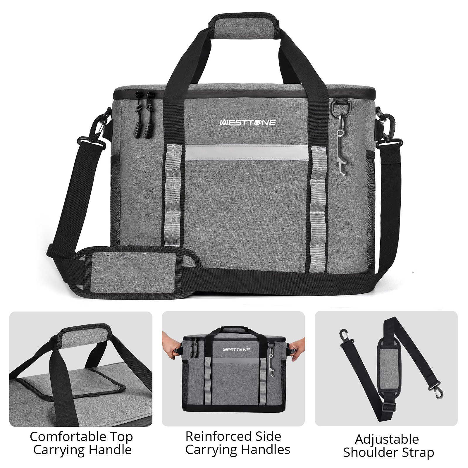 Portable Cooler Bag – Grocery & Camping Use