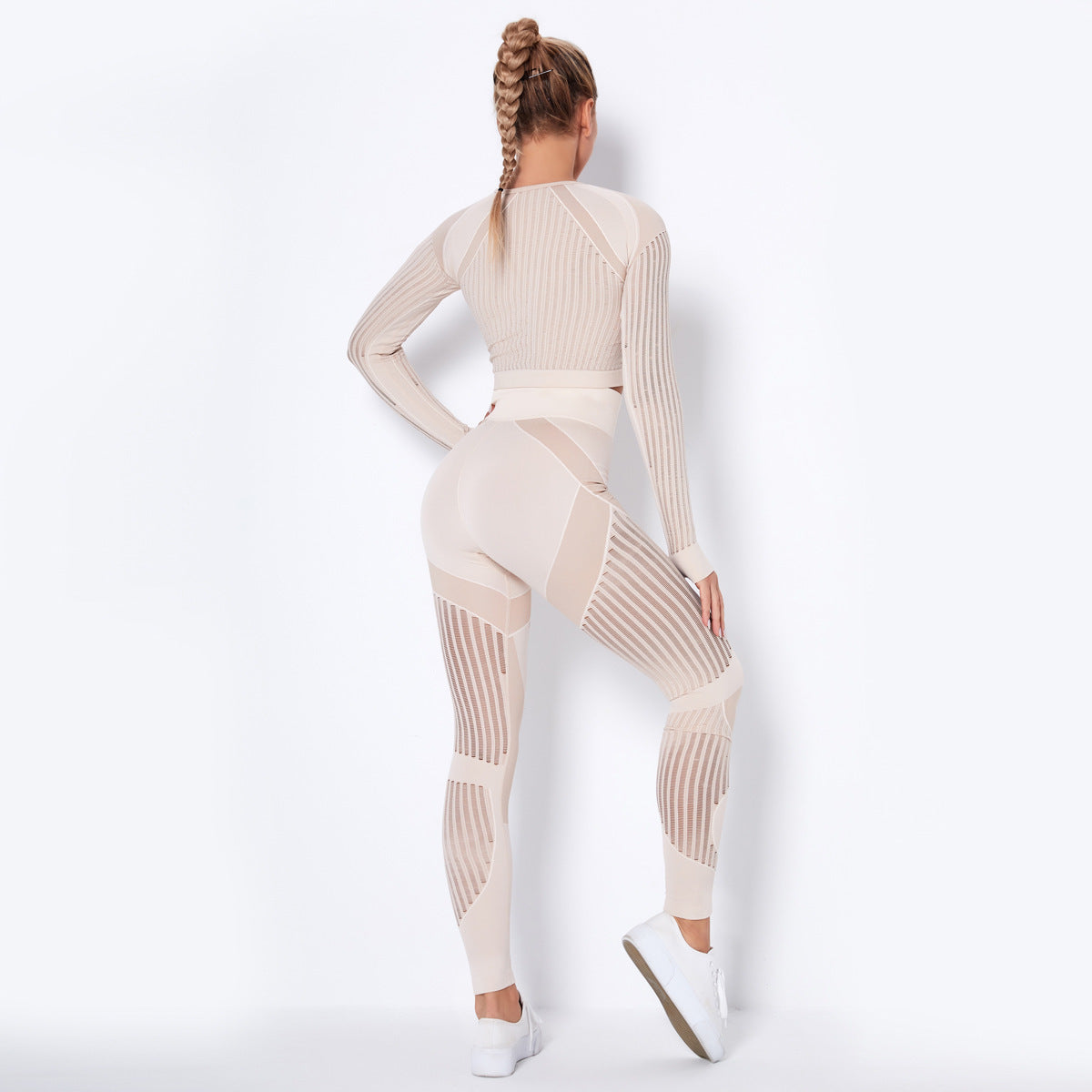 Seamless Yoga Long-Sleeved Suit