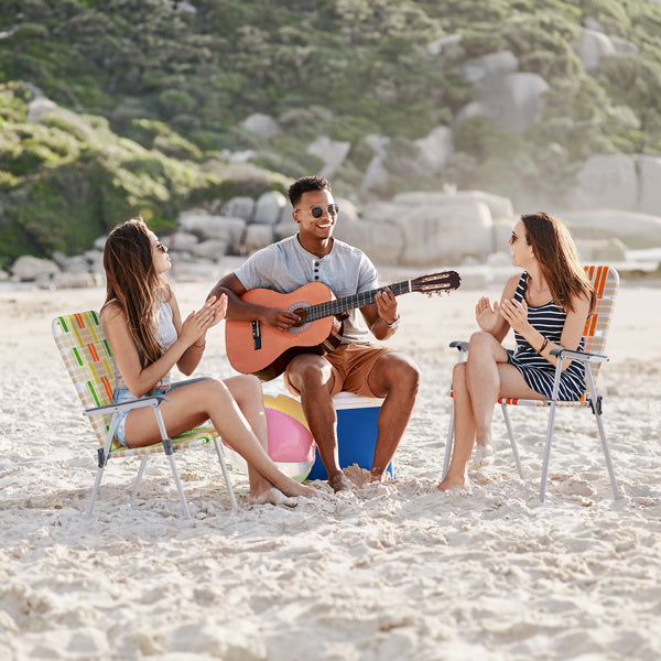 2pcs Folding Beach Chairs – Portable Set