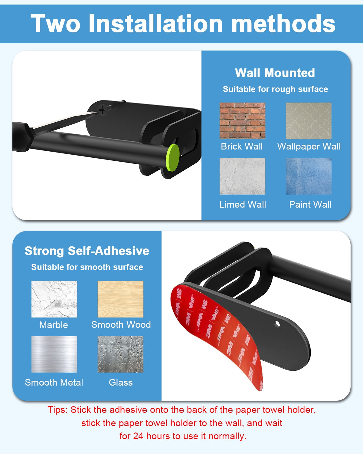 Stainless Steel Paper Towel Holder