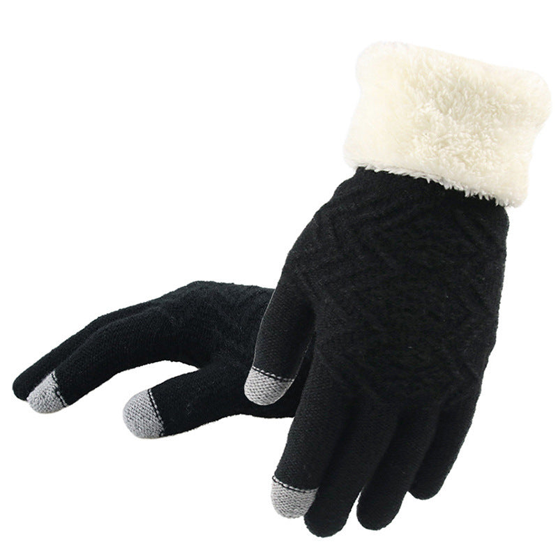Cozy Winter Knitted Gloves