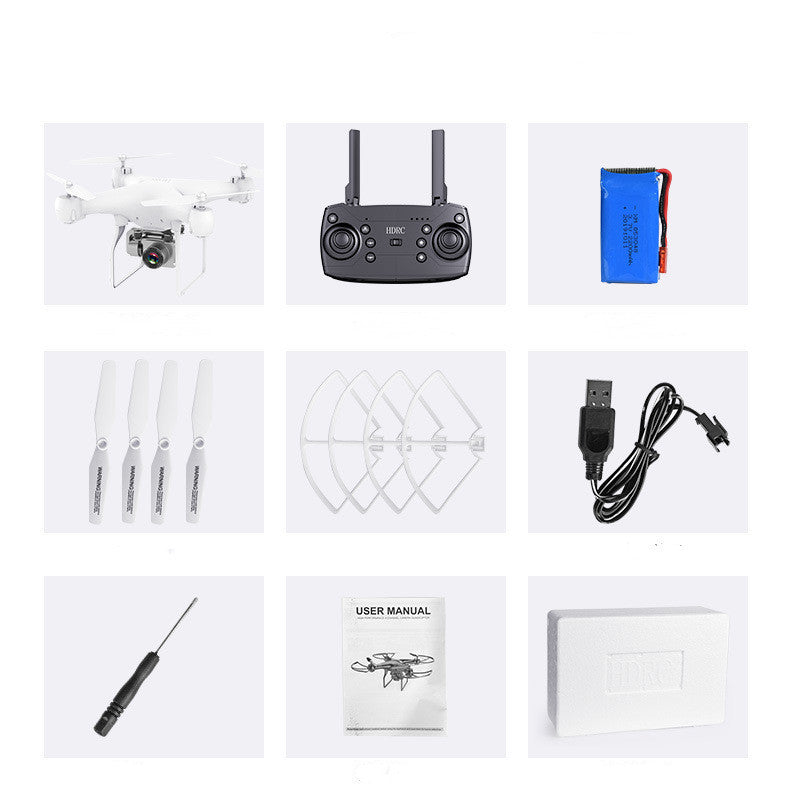 Avion jouet télécommandé à quatre axes avec télécommande