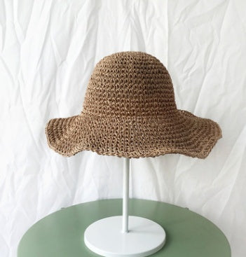 Foldable Straw Sun Hat for Women