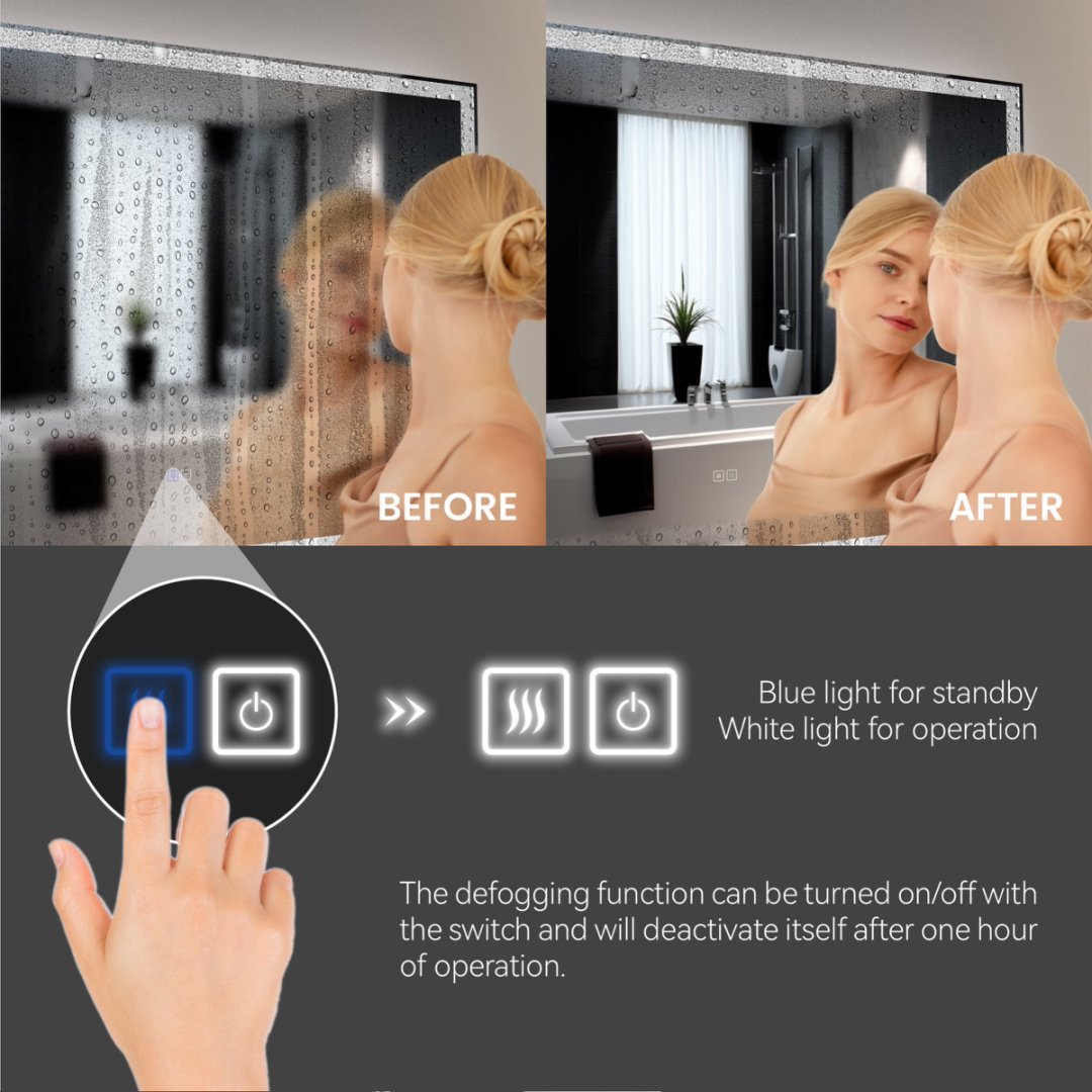 Modern LED Smart Bathroom Mirror