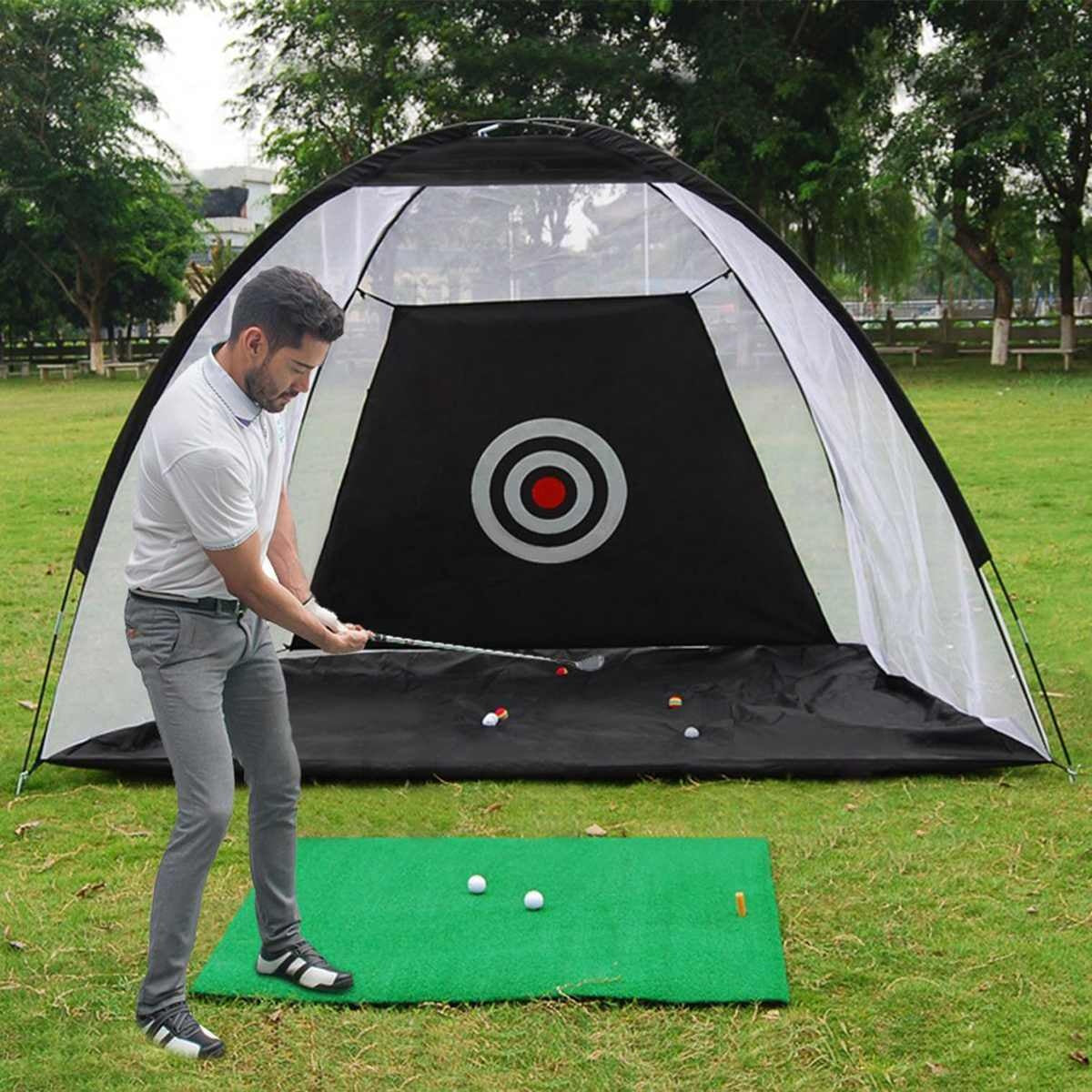 Cage de pratique de golf en filet pour l'extérieur