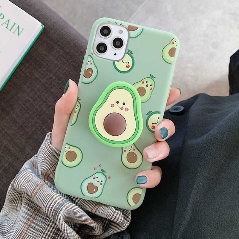 Coque de téléphone mignonne en forme d'avocat