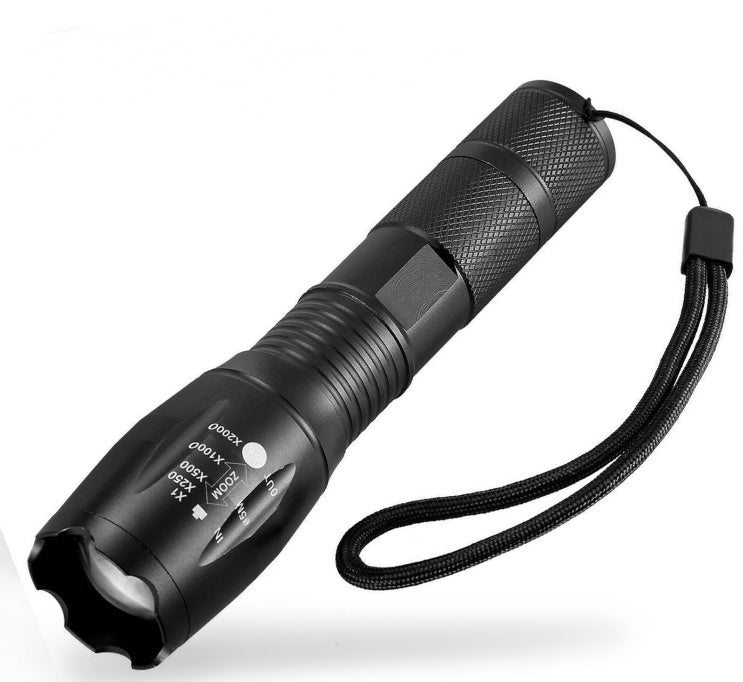 Portable Mini LED Zoom Flashlight Torch