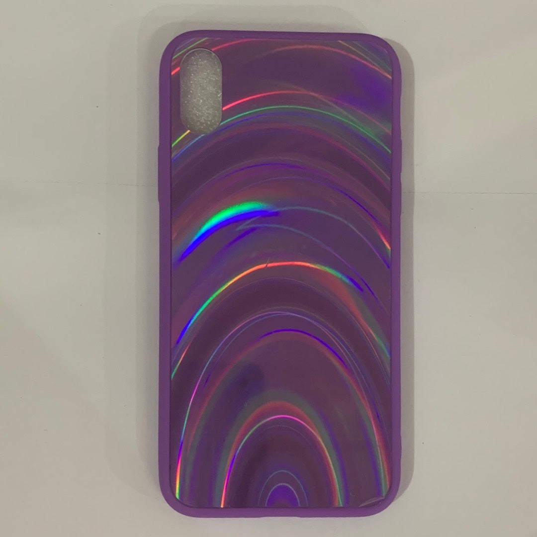 Coque de téléphone miroir arc-en-ciel