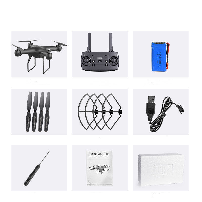 Avion jouet télécommandé à quatre axes avec télécommande