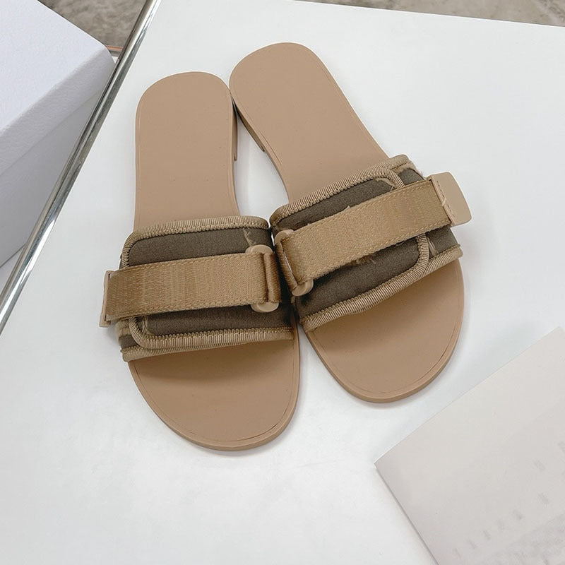 Velcro Flat Bottom Casual Sandals