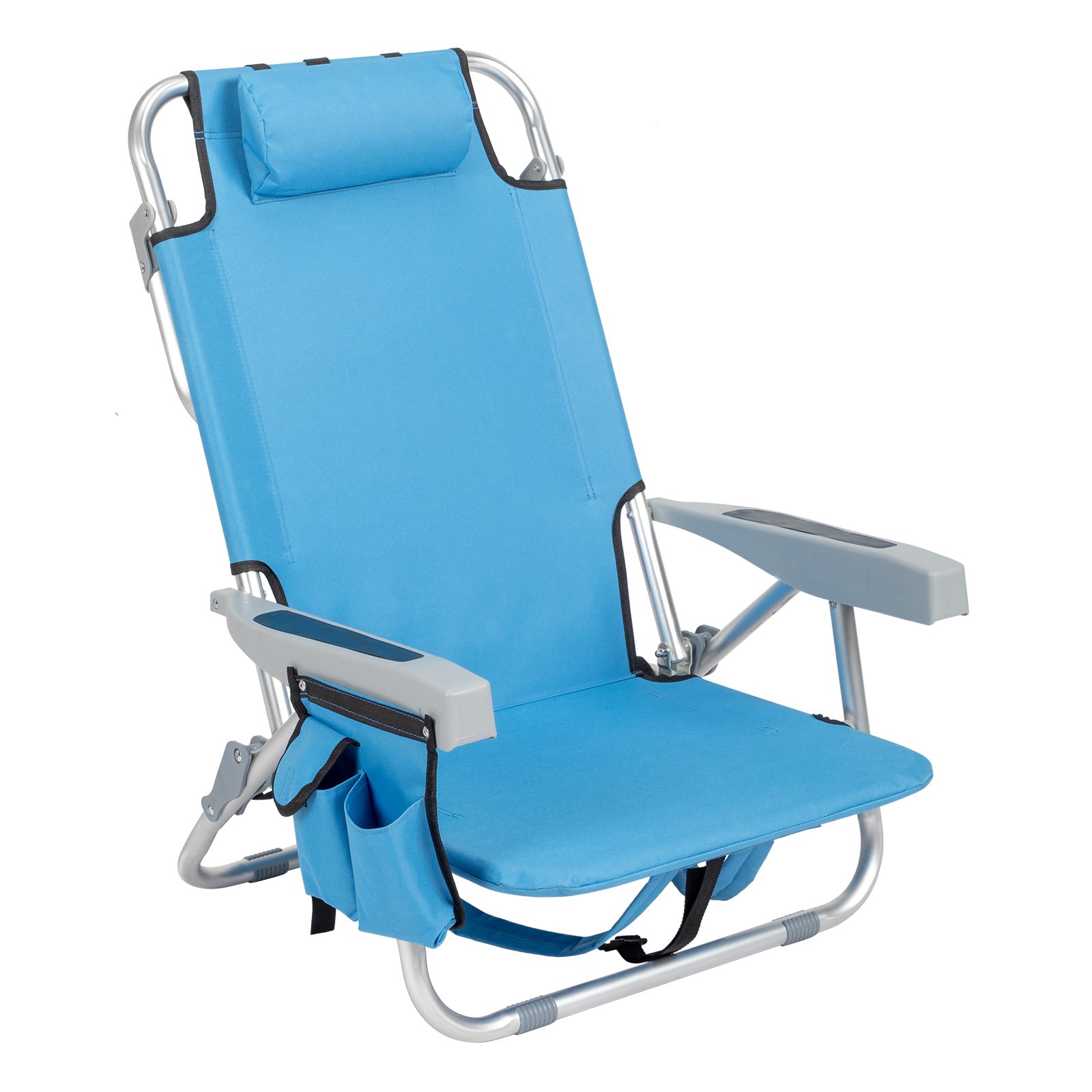 Blue Folding Beach Chair – Lightweight