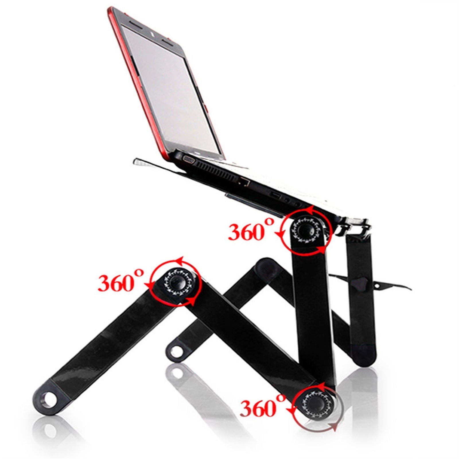 48x26cm Portable Folding Table Black