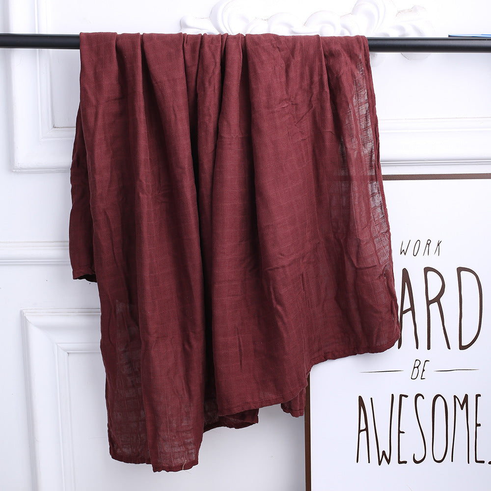 Gauze Bamboo Cotton Dyed Bath Towel