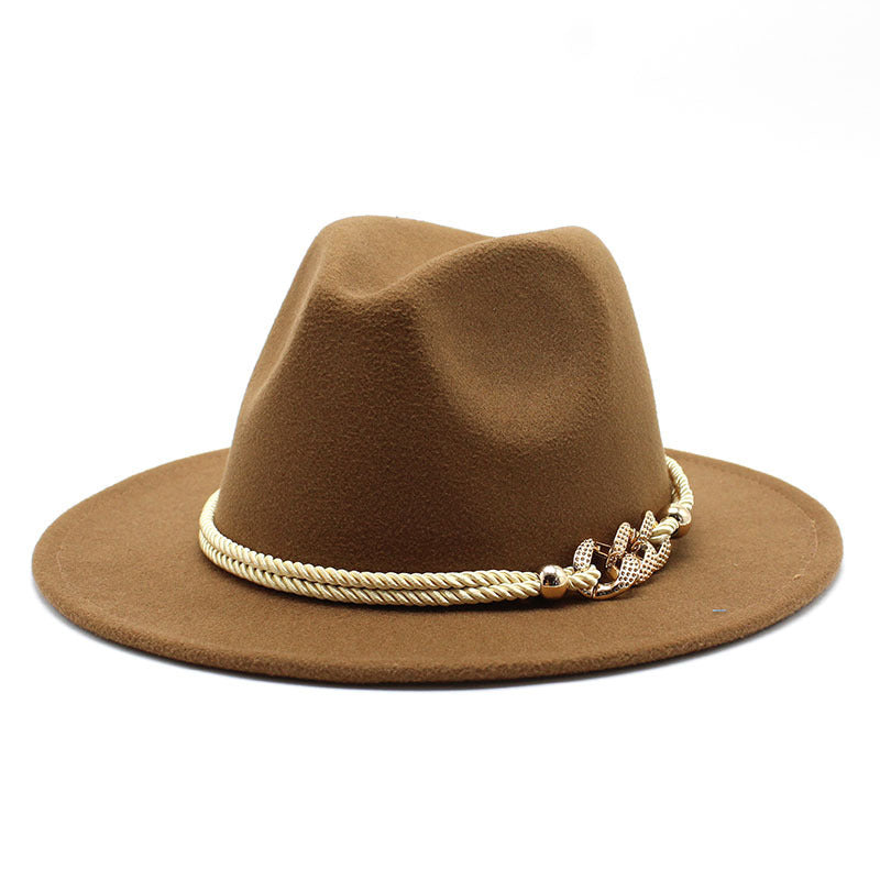 Chapeau Fedora vintage britannique pour femme