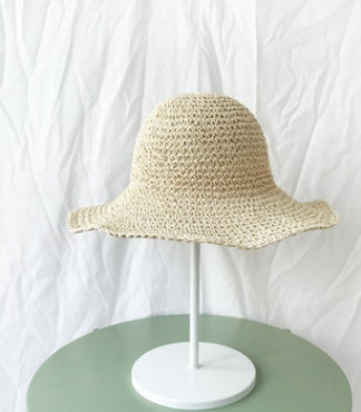 Foldable Straw Sun Hat for Women