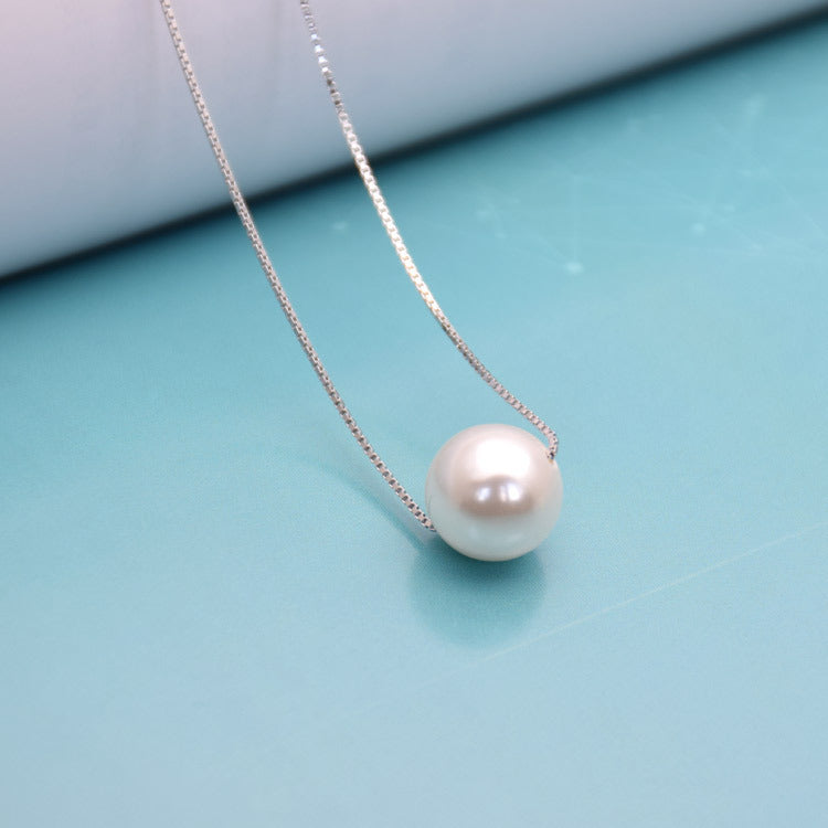 Elegant Hanging Pearl Necklace