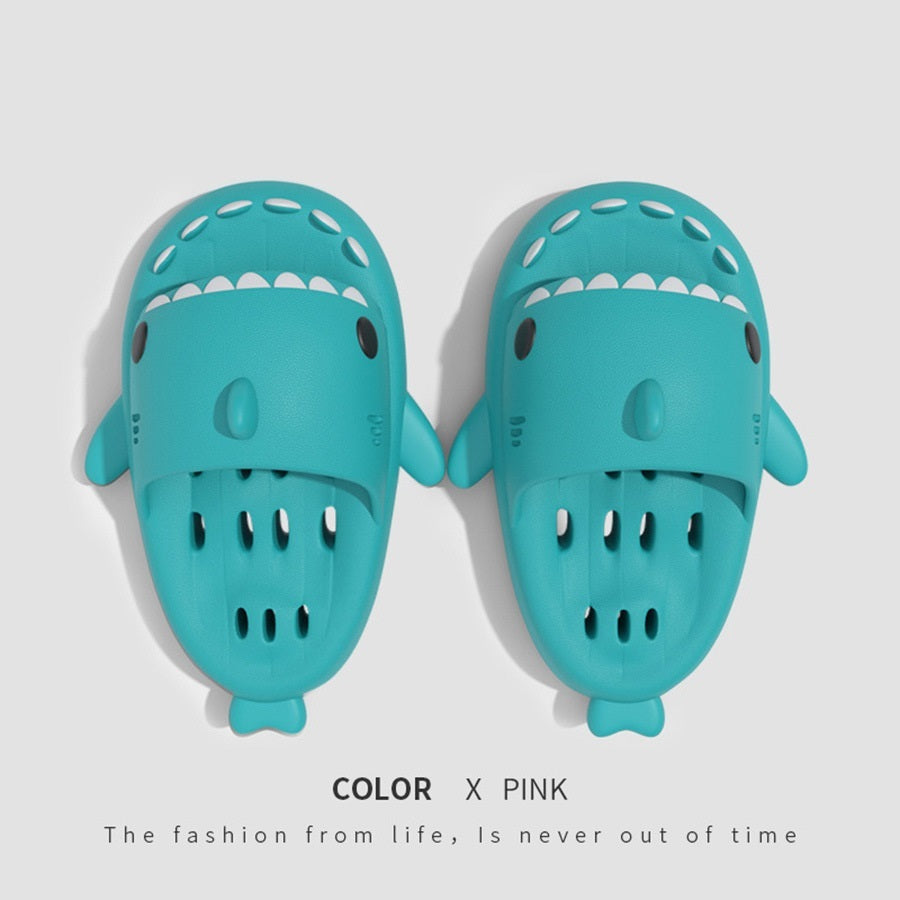 Shark Slippers Damen Schnelltrocknende Pantoletten